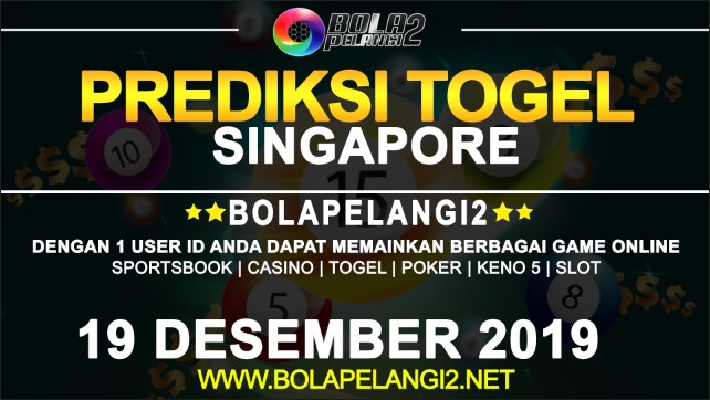 Prediksi Togel Singapore 19 Desember 2019