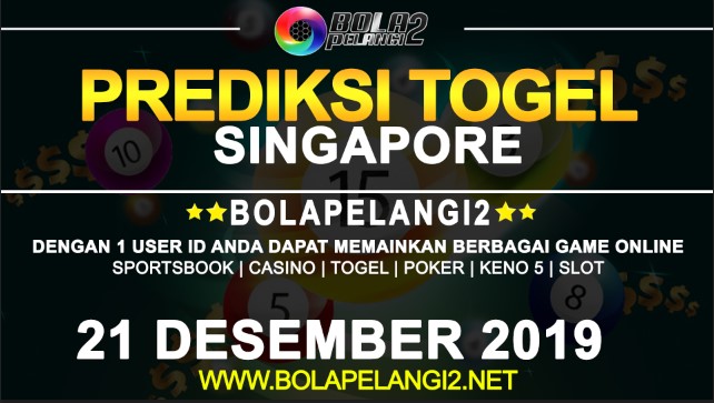 Prediksi Togel Singapore 21 Desember 2019