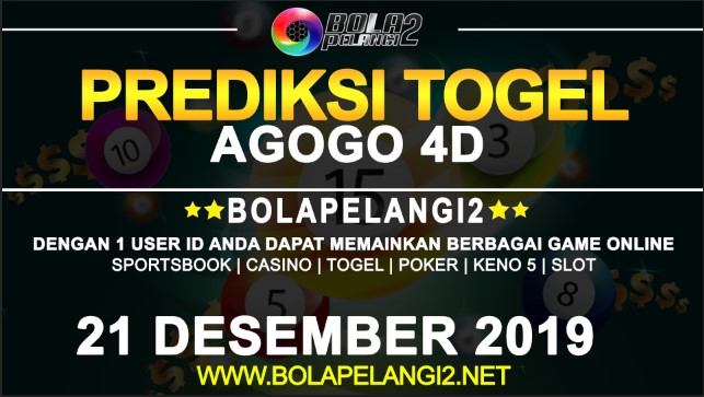 Prediksi Togel Agogo 4D 21 Desember 2019