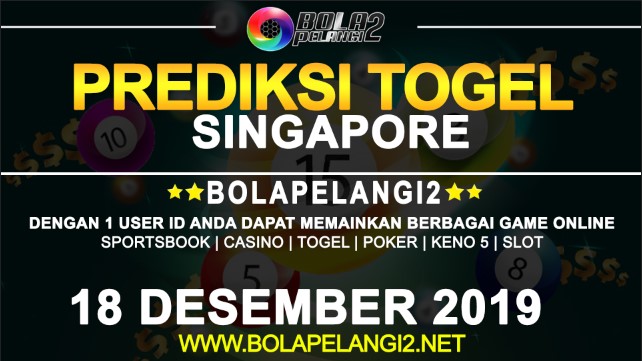 Prediksi Togel Singapore 18 Desember 2019