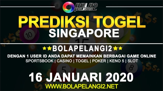 Prediksi Togel Singapore 16 Januari