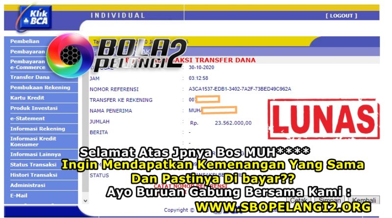 Pemenang CASINO Online 30 Oktober 2020