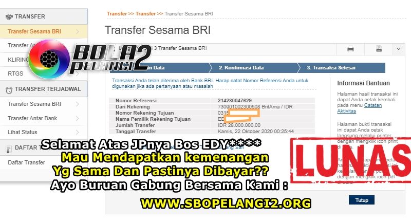 Pemenang Poker Online 22 Oktober 2020