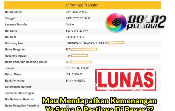 Pemenang JP CASINO ONLINE 27 November 2020