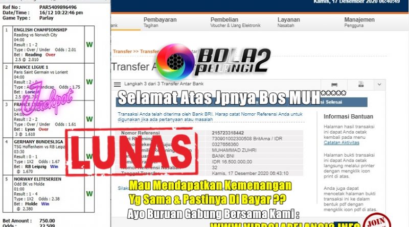 Pemenang MIX PARLAY 17 Desember 2020