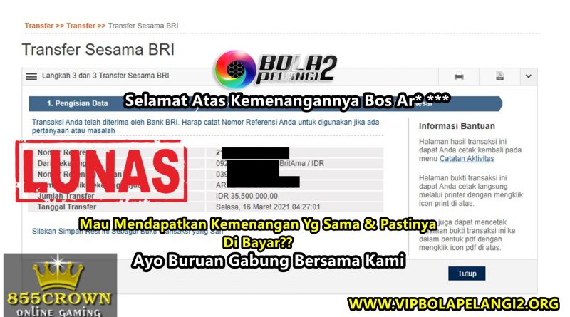 Pemenang CASINO ONLINE 16 Maret 2021