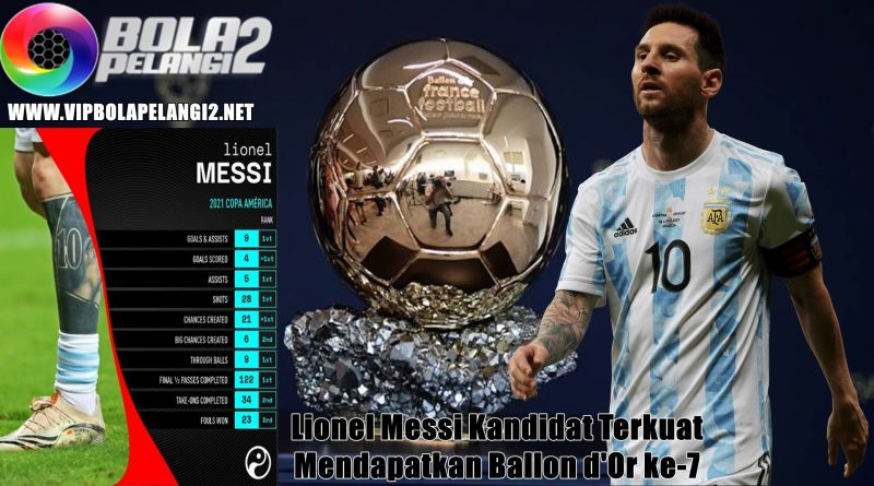 Lionel Messi Kandidat Terkuat Mendapatkan Ballon d'Or ke-7