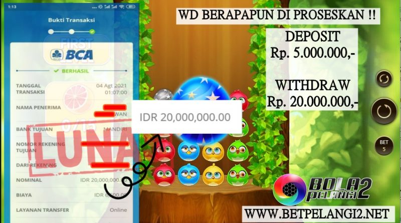 PEMENANG SLOT JDB 04 AGUSTUS 2021