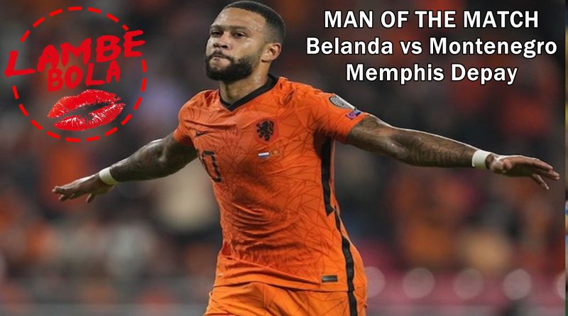 Belanda vs Montenegro: Memphis Depay