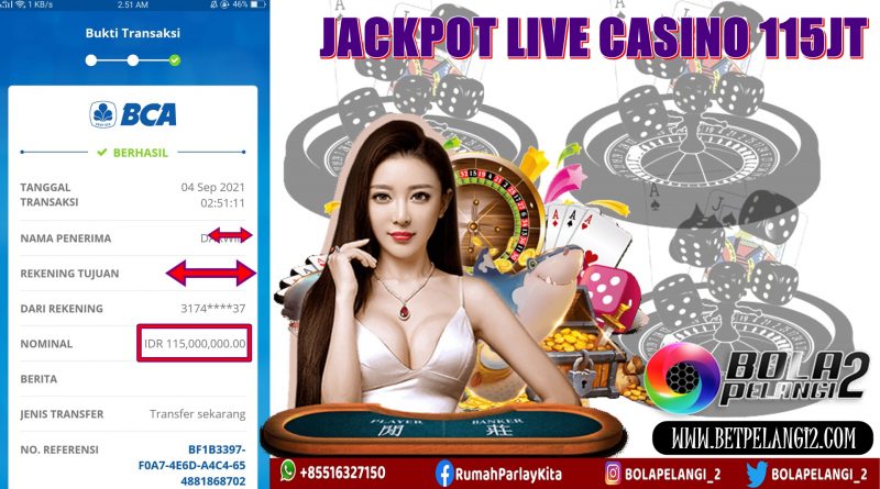 JACKPOT LIVE CASINO 115JT TGL 04 SEPTEMBER 2021