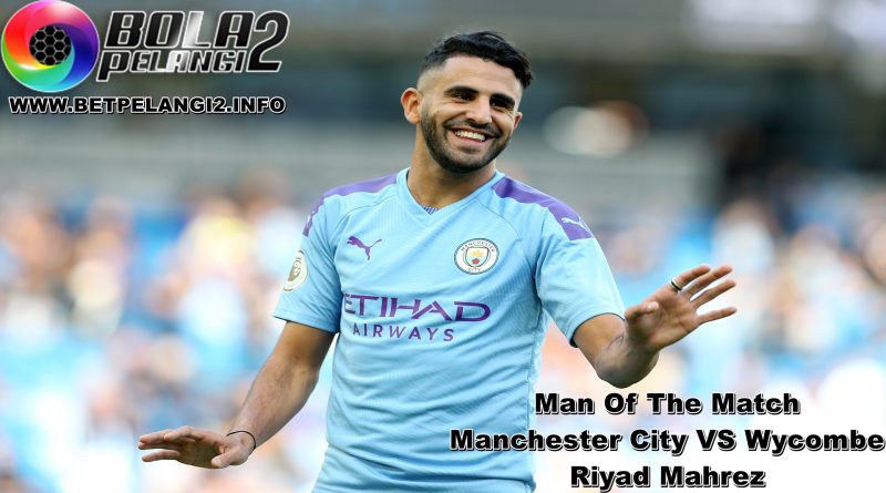 Manchester City vs Wycombe: Riyad Mahrez