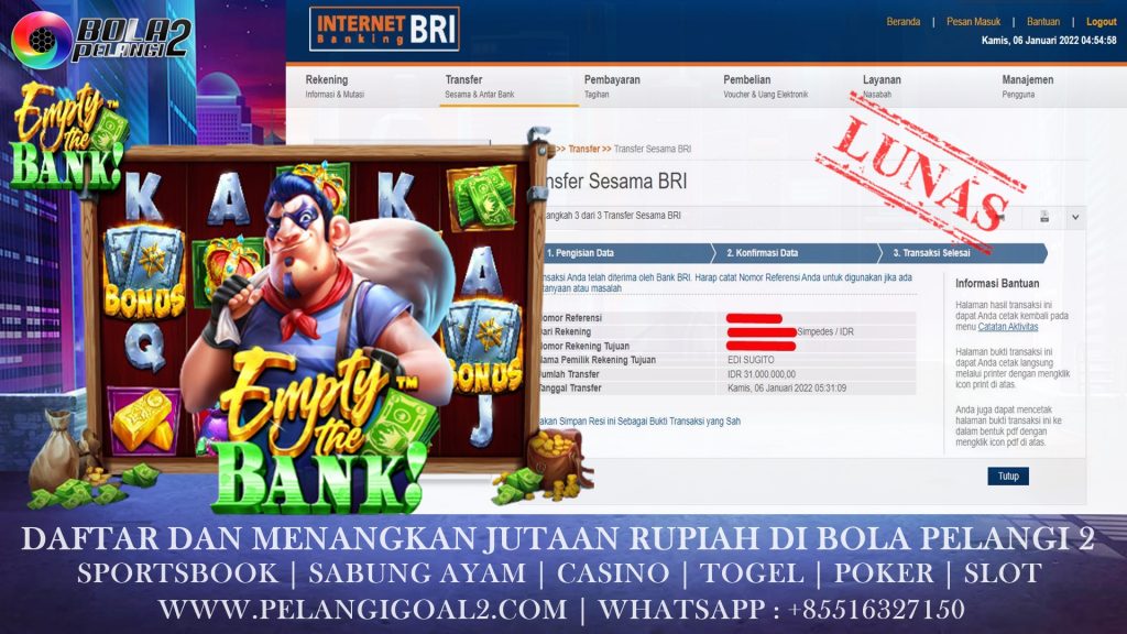 JACKPOT SLOT Pragmatic 06-JANUARI-2022